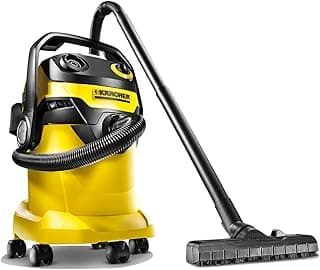 مكنسة كهربائية متعددة الأغراض للشفط الجاف والرطب Karcher WD5 بمحرك 1800 وات، تصميم موفر للمساحة