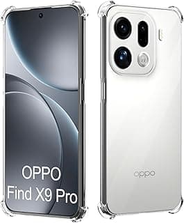 Transparent Crystal Clear Back Cover for [ Oppo Find X9 Pro 5G ] Back Cover | Shockproof Soft TPU Case (Oppo Find X9 Pro)