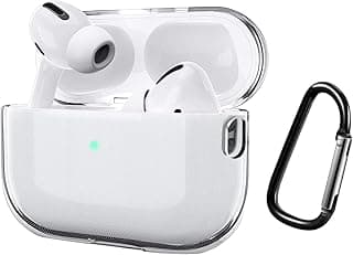 جراب لسماعة AirPods Pro 3، خامة TPU، شحن لاسلكي، خفيف الوزن، مقاوم للخدش، نحيف، مقاوم للصدمات، مقاوم للماء، مقاوم للغبار، مضاد للفقدان، غطاء حماية ناعم، شفاف