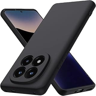 جراب سيليكون عالي الجودة مبطن من الداخل مع حماية كاملة للكاميرا لـ Redmi Note 15 Pro (أسود)