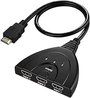 1080P Switcher HDMI Switch 3 in 1 out Port Hub for HDTV Xbox PS3 PS4