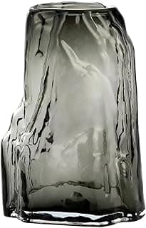 Home Decoration - A versatile decorative vase that complements any room. Its clear glass and simple form make it a timeless piece for your interior design. (Option 1 (21 cm))