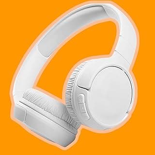 Wireless Headphone J-520 Headset Eerphone,Bluetooth stereo, with External Microphone and Support SD Card Hands-Free Call Voice Aware, Multi-Point Connection,Lightweight and Foldable (White)