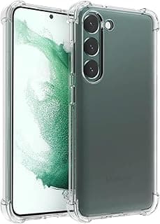 Case for Samsung Galaxy S24 Plus Cover Clear Back Air Cushion Soft Silicone Shockproof Anti-Scratch Protective Bumper Shell Corner for Samsung Galaxy S24 Plus by Emodil ® (Clear)