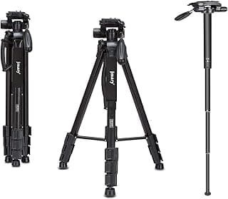 حامل ثلاثي القوائم احترافي للكاميرا من جماري KP-2264 - اسود