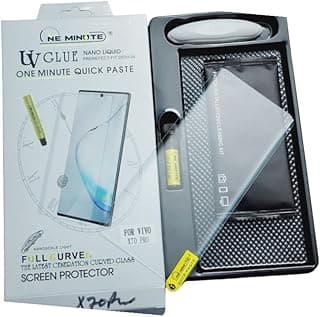 Tempered Glass Screen Protector One-Minute HD PRO Compatible with Realme 10 Pro+ - Edge-to-Edge, Full Glue, Easy Install (570-1)