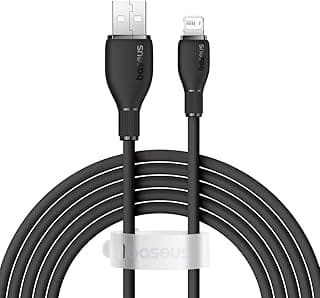 Pudding Series Fast Charging Cable USB To Lightning (2.4A - 2m) - Cluster Black