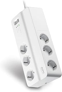مقبس كهربائي اس ار جارست 6 مخارج 230 فولت من ايه بي سي- موديل 6-OUT-230V-PM6-GR