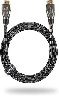 كابل HDMI عالي السرعة 2 متر – يدعم 8K-120Hz و4K-120Hz – نطاق تردد غيغا بايت 48 – نقل صوت وصورة بدون تشش – متوافق مع الشاشات والأجهزة الألعاب والريفر