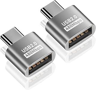 محول TD-1294CC USB نوع C إلى USB بسرعة Gbps، محول تمديد نوع سي ذكر إلى نوع ايه أنثى يدعم نقل البيانات والشحن للجوال واللاب توب ولوحة المفاتيح الـ USB، عبوة من 2 قطعة من توبو