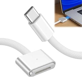 140W USB C to Ma-gSafe 3 Cable (2 m), MacBook Air / Pro Cable, 140 W PD Type C to Ma-gSafe 3 for 140/100/65 W Charger, Fast Charging Compatible with MacBook Air 13 14 16, MacBook Pro 13 14 16