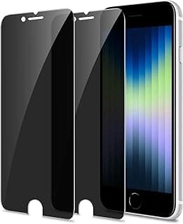 YMHML 2 Pack Compatible for iPhone SE 2020 2nd 2022 3rd Generation, iPhone 8 7 6s 6 Privacy Screen Protector, Anti Spy, Private Case Friendly Film