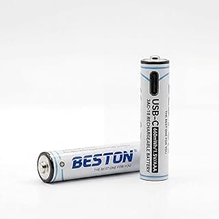 بطاريات BESTON AAA قابلة للشحن عبر USB-C، 660 مللي وات، 1.5 فولت