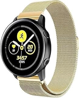 سوار معدني مغناطيسي مقاس 22 مم متوافق مع هواوي GT 6 وGT 5 Pro، متوافق مع سامسونج Galaxy Watch 3 (45mm)، متوافق مع شاومي Watch S4، متوافق مع Garmin Fenix 8