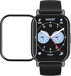 فيلم حماية شاشة ساعة ذكية متوافق مع شاومي Redmi Watch 5 Lite - واقي شاشة مضاد للبصمات ومضاد للصدمات