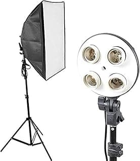 softbox Kit With 4 Lamp