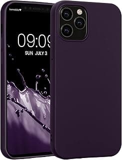 TPU Case Compatible with Apple iPhone 12/12 Pro - Case Soft Slim Smooth Flexible Protective Phone Cover - Metallic Berry