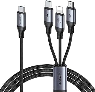 كابل من جويروم بطول 1.2 متر نوع USB متوافق مع هواتف ذكية وأجهزة لوحية
