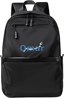 Omar Names School Back bag bag Black 11