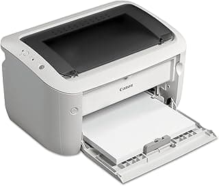طابعة ليزر Canon imageCLASS LBP6030w - أحادية اللون، لاسلكية مدمجة، ضمان سنة، 19 صفحة في الدقيقة، أبيض