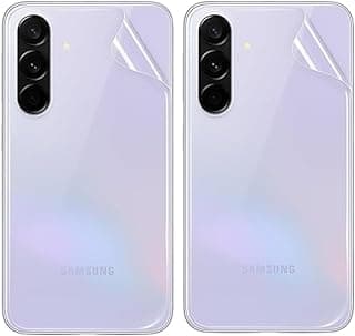 واقي شاشة خلفي هيدروجيل لهاتف سامسونج Galaxy A35 - شفاف للغاية، فيلم مرن، مضاد للخدش، تغطية كاملة، بدون فقاعات ومتوافق مع الجرابات (ليس زجاجاً)