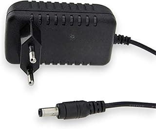 Plug Power Supply 12V for Router, toys, Security system Security Camera and other product Power Supply (Black, 12V/1A)