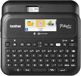 جهاز طباعة ملصقات احترافي P-Touch PT-D610BT يدعم بلوتوث - أبيض