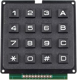 لوحة مفاتيح مصفوفة (Matrix Keypad) قياسية 16 مفتاح (4×4)