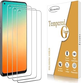 [Pack of 3] Screen Protector for OPPO A74 4G/A94 5G, Free from Scratches, Shatter-Free, Bubble-Free, 9H Hardness, HD Screen Protector Film, Drop-Friendly
