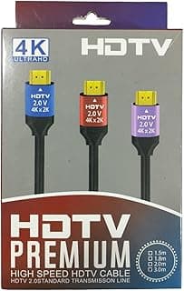 كابل HDMI 4K فائق السرعة للتلفزيون 3 متر