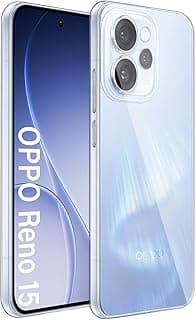 Case Compatible with OPPO Reno 15 5G, Case Crystal Clear Soft TPU Gel Case Flexible Silicone Anti-Scratch Camera Protection Transparent TPU Cover - Clear