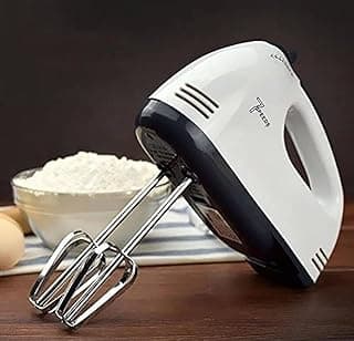Bellox 7 Speeds Hand Held Electric Egg Beater High Speed And Hand Mixer For Cake Making and Whipping Cream,Electric Hand Blender for Kitchen, Beater for cake cream,300-Watt