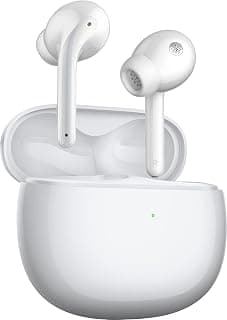 Buds 3 Wireless Earbuds: Active Noise Cancelling up to 40dB, 3 ANC Modes, Dual Transparency | Dual-Device Connectivity, Wireless | IP55 Water Resistant | White |6 month manufacturer warranty