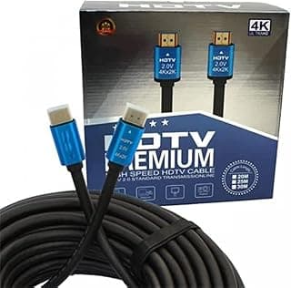 كابل HDMI 30 متر، كابل HDMI 4K عالي السرعة 20 متر ممتاز.