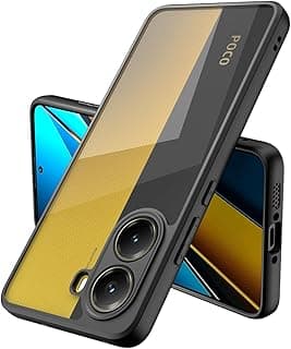 جراب لموبايل شاومي بوكو X7 برو الجيل الخامس 5G من يسونشان، غطاء شفاف مضاد للتآكل، غلاف بتقنية خاصة لمنع الاصفرار