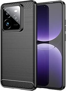 phone case compitable with Realme GT 7 pro Carbon Silicone Case Original Flexible Slim Enhanced Durable Anti-Shock Protector for Realme GT 7 pro (Black)