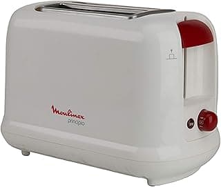 Toaster, with 2 Slots Principio, White, LT160127, 1 year warranty