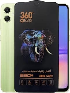 Big Arc Anti-Static Tempered Glass Screen 9H For Samsung Galaxy A05 / Samsung A05s Front Screen Protector - Full Glue ESD 360 Shape Bending
