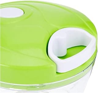 Manual Rope Chopper with Transparent Bowl and Blades, Multi-Functional Vegetable Chopper for Easy and Quick Preparation of Food, Salads and Various Ingredients in Kitchen