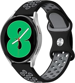 Dl3 Mobilak Silicone Sport Band 22MM Strap For Samsung Galaxy Watch 3 45mm/Watch 46mm/Gear S3/Huawei watch GT4 46MM/GT3 46MM/Huawei Watch 3&4/3&4 Pro/GT2E/GT2 Pro/GT GT2 46MM/Amazfit GTR 4/3/3Pro/2/2e