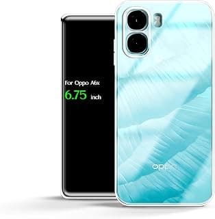 For Oppo A6x HD Transparent Tpu Silicone Back Cover, Anti Yellowing And High Protective From Shocks, Compatible with Oppo A6x (6.75") (Transparent)