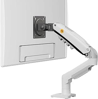 Monitor Arm for 17 to 30 Inch Computer Screens, Gas Spring Monitor Stand Load up to 9 kg VESA 75 & 100 mm (F80-XE)