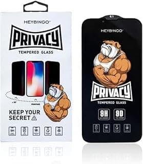 Privacy Screen Protector Anti-Spy Tempered Glass Film 9H Hardness Scratch Resistant Bubble Free Anti Spy Tempered Glass Screen Protector for (iPhone 12-12 Pro)