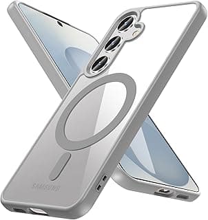 دلـع موبايلك جراب مغناطيسي لموبايل سامسونج جالاكسي A16 5G/4G [متوافق مع ماج سيف] [درجة عسكرية مضادة للصدمات]، غطاء حماية خلفي شفاف نحيف ممتص للصدمات لهاتف سامسونج جالاكسي A16 (تيتانيوم)