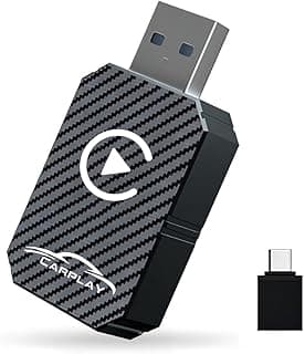 Wireless CarPlay Adapter 2025 Upgraded, Wireless CarPlay Dongle, Converts Wired to Wireless, Plug and Play Car Play Wireless Adapter, Compatible with Cars from 2016 & iPhone iOS 12+