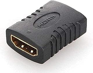 محول وصلة HDMI انثى الى لتلفزيون اتش دي سي بي 1080P أسود