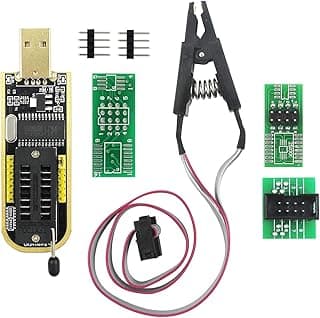 مشبك اختبار SOP8 SOIC8 لـ EEPROM 25CXX / 24CXX مع CH341A 24 25 من كييز مبرمج ايبروم فلاش Bios USB
