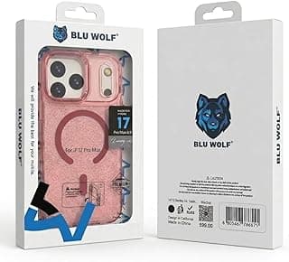 Blu Wolf Case for iPhone 17 Pro Max, Military-Grade Shockproof Protection, Slim & Sleek Design with Soft Touch, Raised Edges for Camera & Screen Protection - Ribbon.