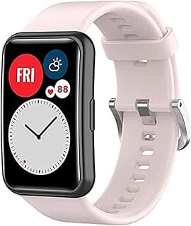 Compatible Bands for Huawei Watch Fit/Watch Fit New/Watch Fit Elegant/Watch Fit SE, Replacement Bracelet for Women Men Replacement Silicone Bands (No Tracker)