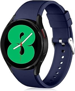 سوار بدون فراغات من Dl3 Mobilak متوافق مع سامسونج Galaxy Watch 7 5 4 6 مقاس 44mm 40mm/Watch 5 Pro مقاس 45mm/Galaxy Watch 4 Classic مقاس 46mm 42mm، سوار رياضي سريع الفك مقاس 20mm